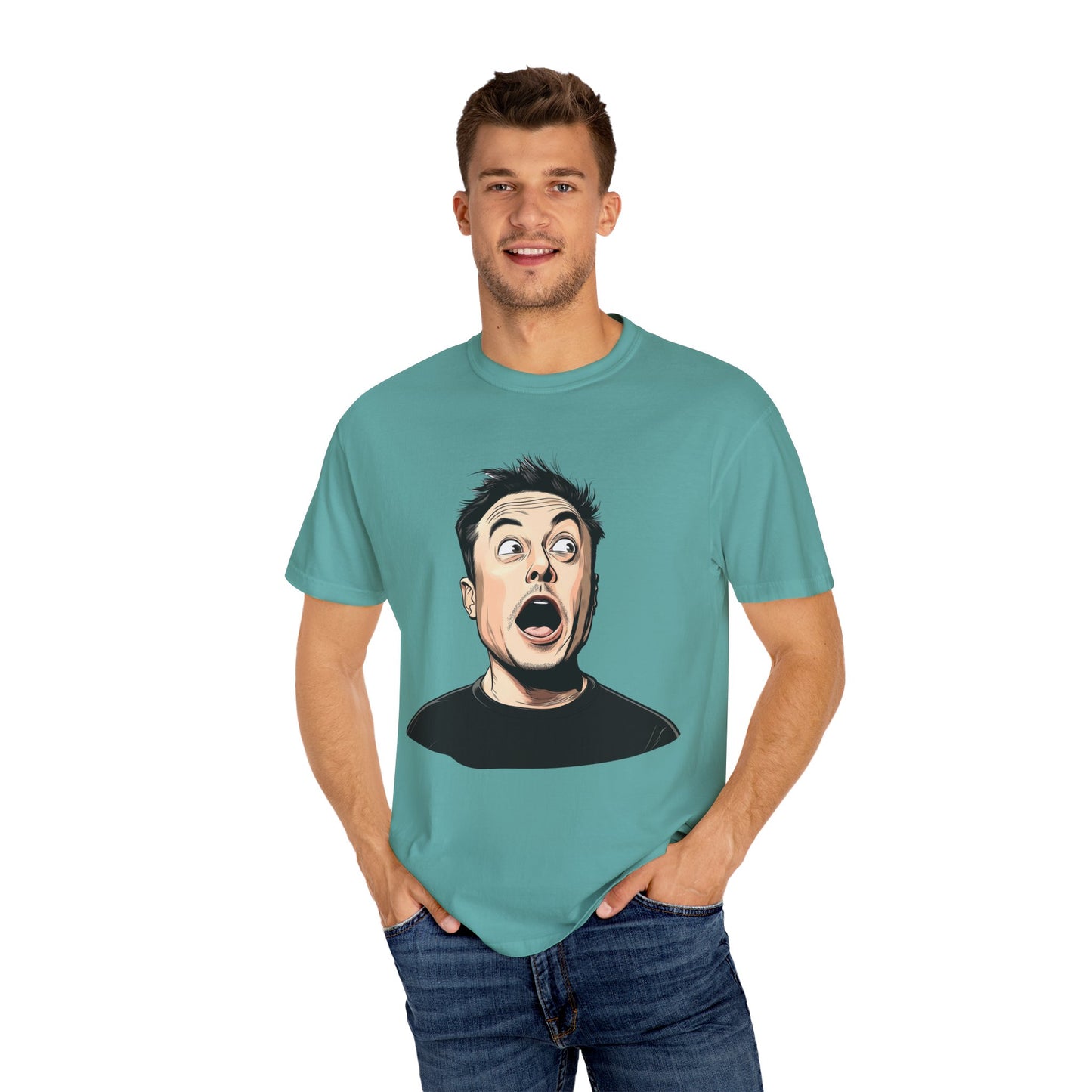 Elon Musk Shocked Expression Unisex T-shirt