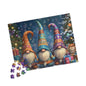 Festive Gnome Puzzle, Holiday Jigsaw, Christmas Decor, Gift for Puzzle Lovers, 110-1014 Pieces