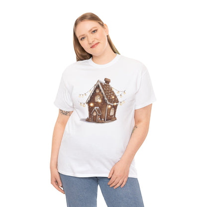Festive Gingerbread House Tee | Unisex Heavy Cotton T-Shirt, Cozy Holiday Apparel, Christmas Gift, Winter Wonderland Clothing, Cute [...]