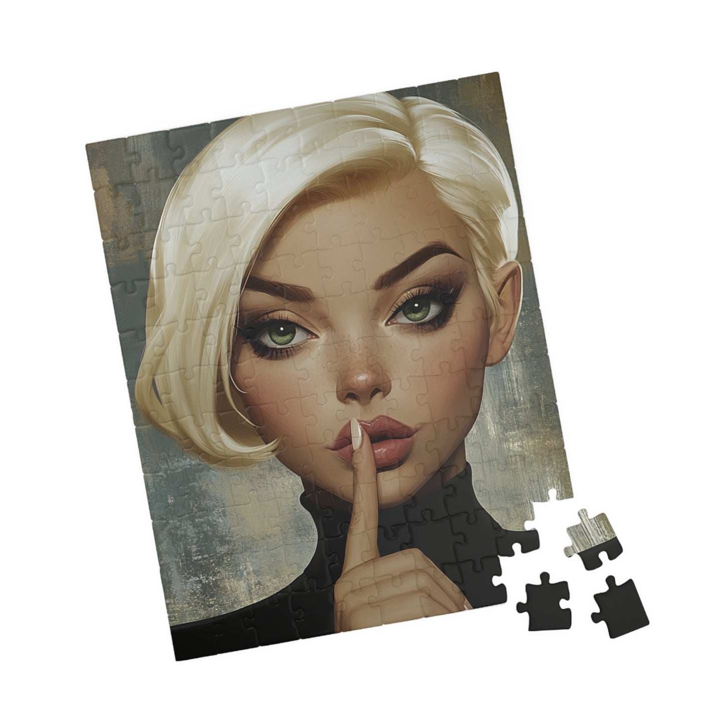 Puzzle with Elegant Woman Design, 110-1014 Pieces for Family Fun, Mindfulness, Game Night, Gift for Art Lovers, Unique Home Décor