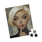 Puzzle with Elegant Woman Design, 110-1014 Pieces for Family Fun, Mindfulness, Game Night, Gift for Art Lovers, Unique Home Décor
