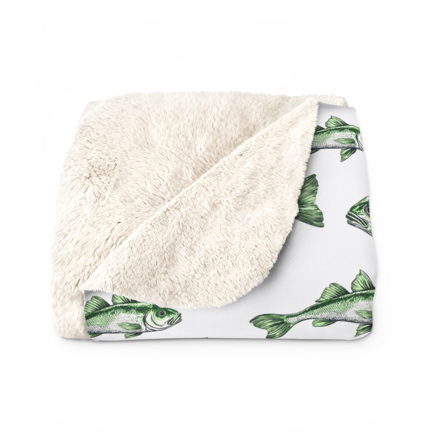 Cozy Fisherman’s Sherpa Blanket | Warm Fishing Decor, Gift for Anglers, Camping Essentials, Home Cozy Vibes, Holiday Presents