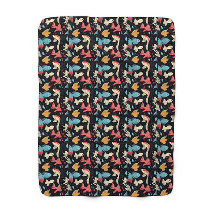 Cozy Sherpa Fleece Blanket, Soft Throw Blanket, Perfect For Home Decor, Gifts For Her