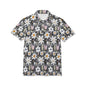 Floral Print Unisex Polo Shirt - Stylish Casual Wear, Spring Attire, Gift for Him or Her, Summer Fashion, Everyday Comfort