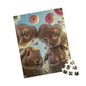 Puzzle (110, 252, 520, 1014-piece) - Funny Rabbit Selfie | Is that a carrot?