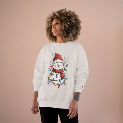 Cozy Holiday Sweatshirt Featuring a Cheery Snowman, Christmas Gift, Winter Apparel, Festive Sweater, Cute Holiday Clothing, Winter Fashion