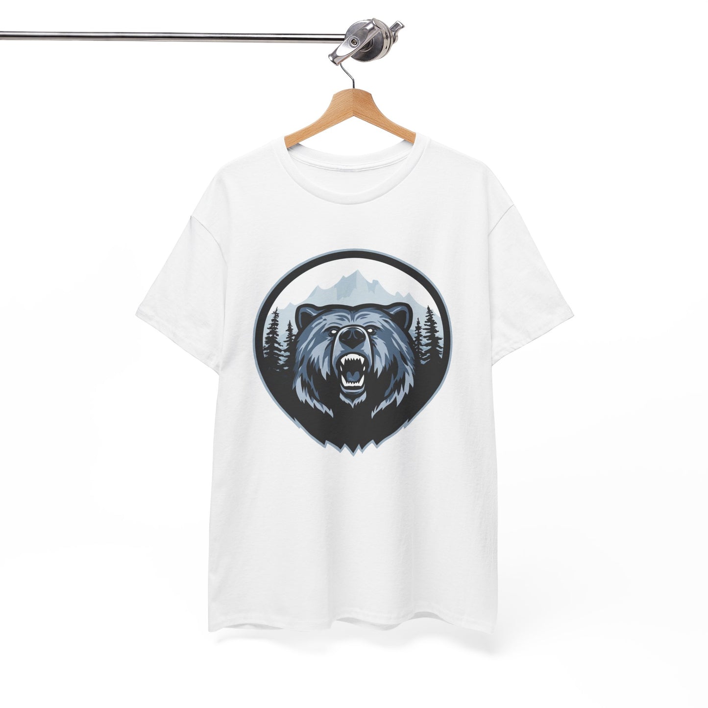 Majestic Bear Graphic Tee | Unisex Heavy Cotton Shirt, Animal Lover Gift, Outdoor Adventure Wear, Nature Lover Apparel, Birthday Gift, [...]