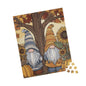 Autumn Gnome Puzzle - Fall-Themed Family Activity, Seasonal Decor, Gift for Puzzle Lovers, Cozy Evening Fun, Harvest Celebration