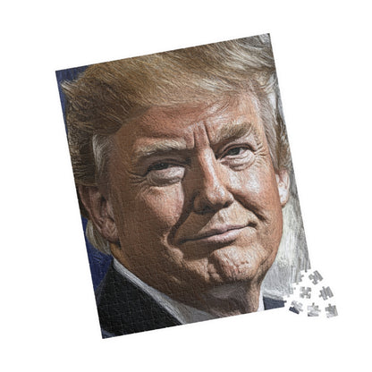 Donald Trump-Themed Puzzle (110, 252, 520, 1014-piece) | Unique Gift for Collectors, Home Decor, Family Fun, Political Enthusiasts, [...]