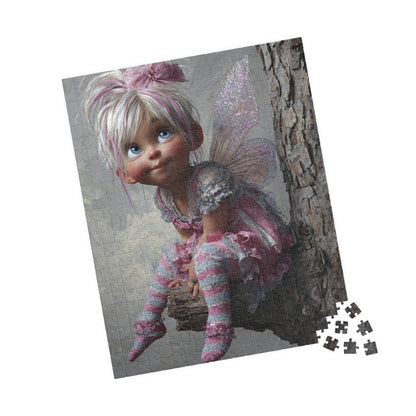 Whimsical Fairy Puzzle, Family Activity, Gift for Kids, Fun Indoor Game, Magical Decoration, Crafting Fun