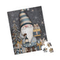 Winter Wonderland Gnome Puzzle, Holiday Gift Idea, Christmas Decor, Stress Relief Game, Fun Indoor Game