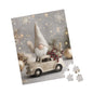 Festive Gnome Puzzle, Holiday Décor Puzzle, Christmas Gift, Family Game, Cozy Night In, Winter Fun Activity
