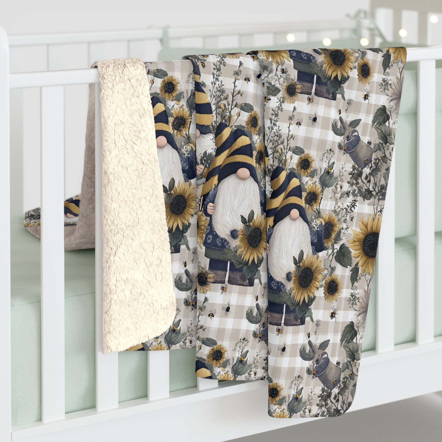 Cozy Floral Sherpa Fleece Blanket, Perfect for Home Decor, Gift for Her, Warm Throw for Winter Nights, Floral Pattern Blanket, [...]