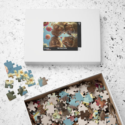 Jigsaw Puzzle - 4 Bunnies Find Camera