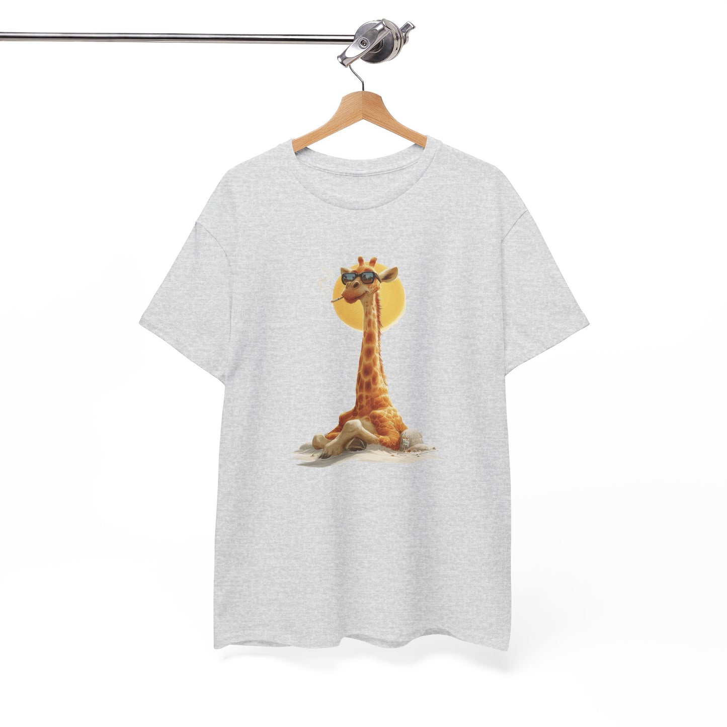 Cool Giraffe Graphic Tee, Unisex Funny Shirt, Casual Summer Top