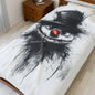 Cozy Snowman Plush Blanket - Winter Decor, Holiday Gift, Home Comfort, Snuggle Up, Soft Throw Blanket