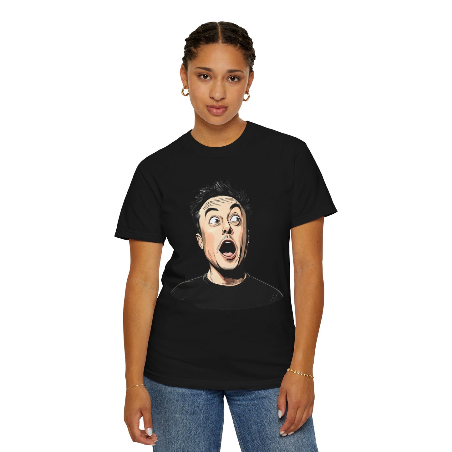 Elon Musk Shocked Expression Unisex T-shirt