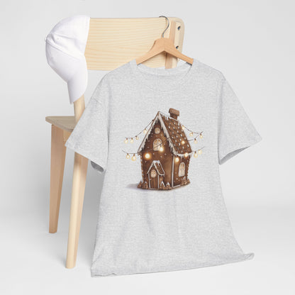 Festive Gingerbread House Tee | Unisex Heavy Cotton T-Shirt, Cozy Holiday Apparel, Christmas Gift, Winter Wonderland Clothing, Cute [...]