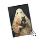 Spooky Cat Ghost Puzzle - 110, 252, 520, 1014-piece | Halloween Decor