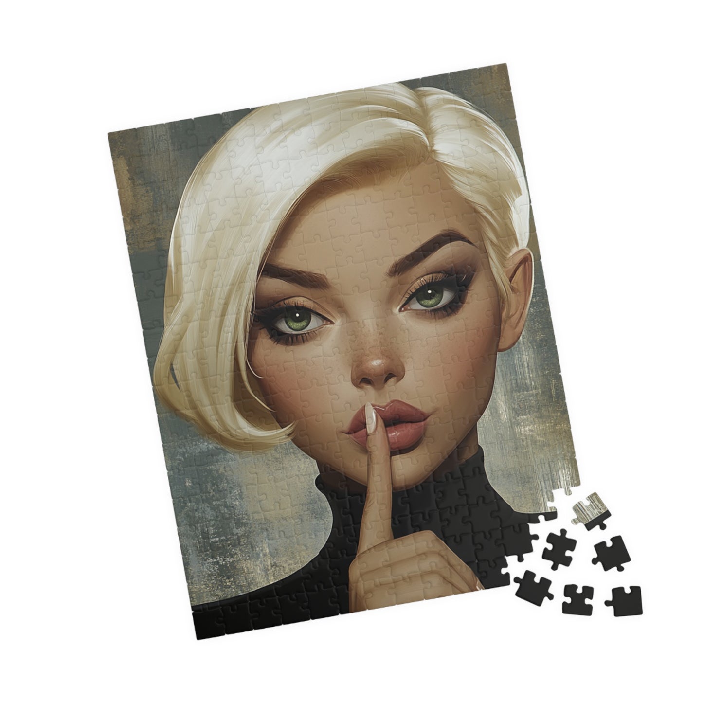 Puzzle with Elegant Woman Design, 110-1014 Pieces for Family Fun, Mindfulness, Game Night, Gift for Art Lovers, Unique Home Décor