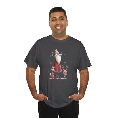 Christmas Cheer Unisex Heavy Cotton Tee, Holiday Gift