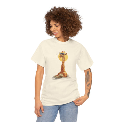 Cool Giraffe Graphic Tee, Unisex Funny Shirt, Casual Summer Top