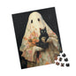 Spooky Cat Ghost Puzzle - 110, 252, 520, 1014-piece | Halloween Decor