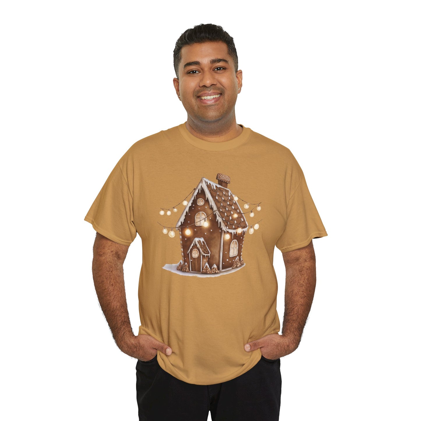 Festive Gingerbread House Tee | Unisex Heavy Cotton T-Shirt, Cozy Holiday Apparel, Christmas Gift, Winter Wonderland Clothing, Cute [...]