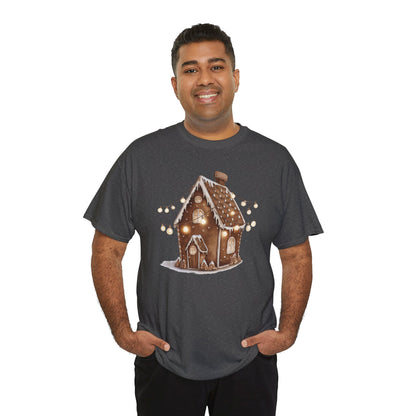 Festive Gingerbread House Tee | Unisex Heavy Cotton T-Shirt, Cozy Holiday Apparel, Christmas Gift, Winter Wonderland Clothing, Cute [...]