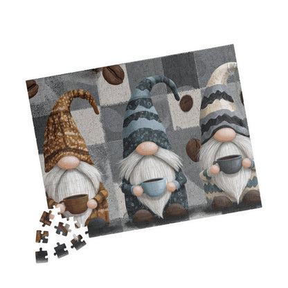 Cozy Gnome Puzzle | 110, 252, 520, 1014-piece Family Activity, Gift for Puzzle Lovers, Holiday Decor