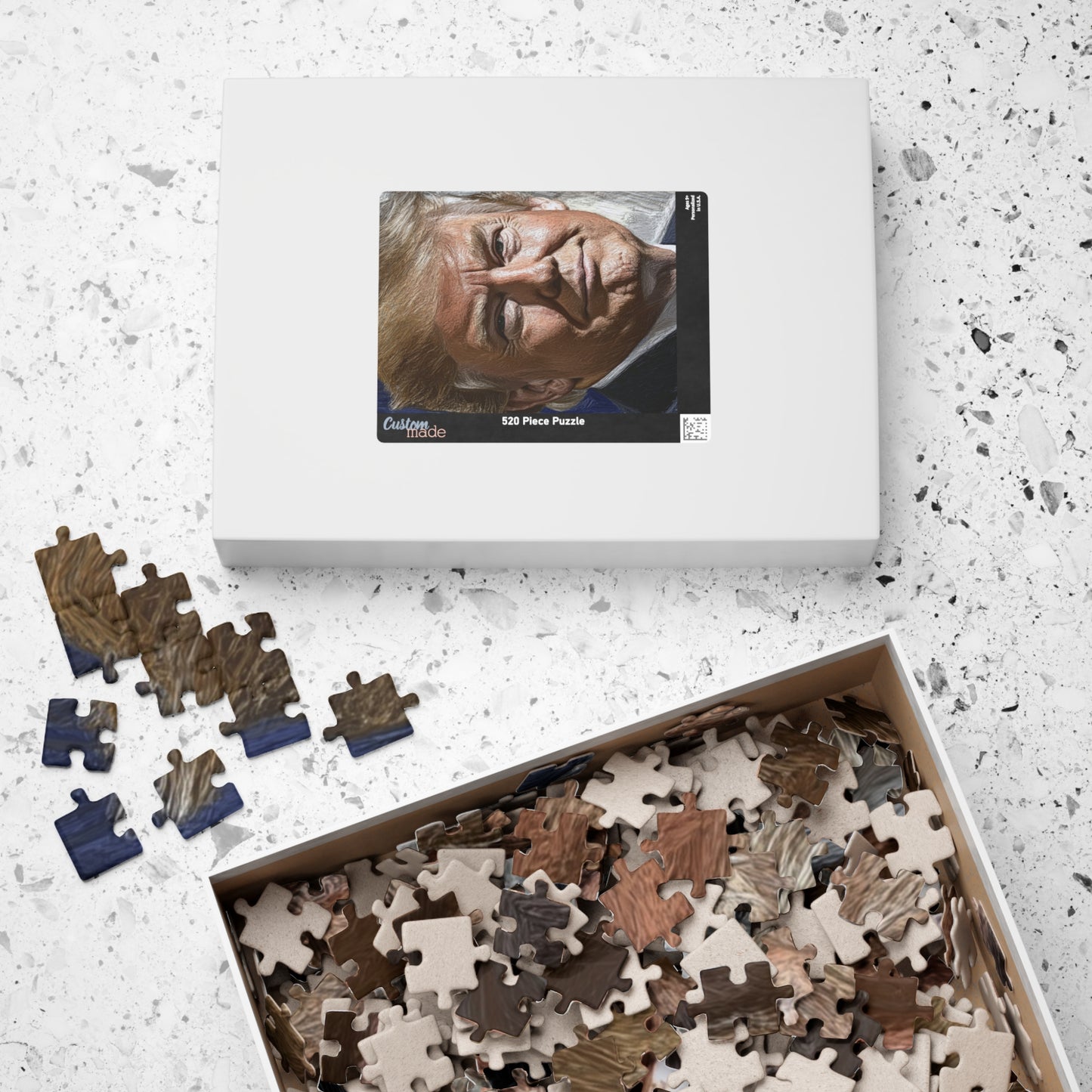 Donald Trump-Themed Puzzle (110, 252, 520, 1014-piece) | Unique Gift for Collectors, Home Decor, Family Fun, Political Enthusiasts, [...]
