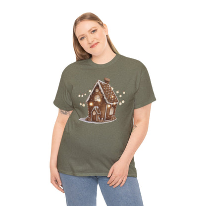 Festive Gingerbread House Tee | Unisex Heavy Cotton T-Shirt, Cozy Holiday Apparel, Christmas Gift, Winter Wonderland Clothing, Cute [...]