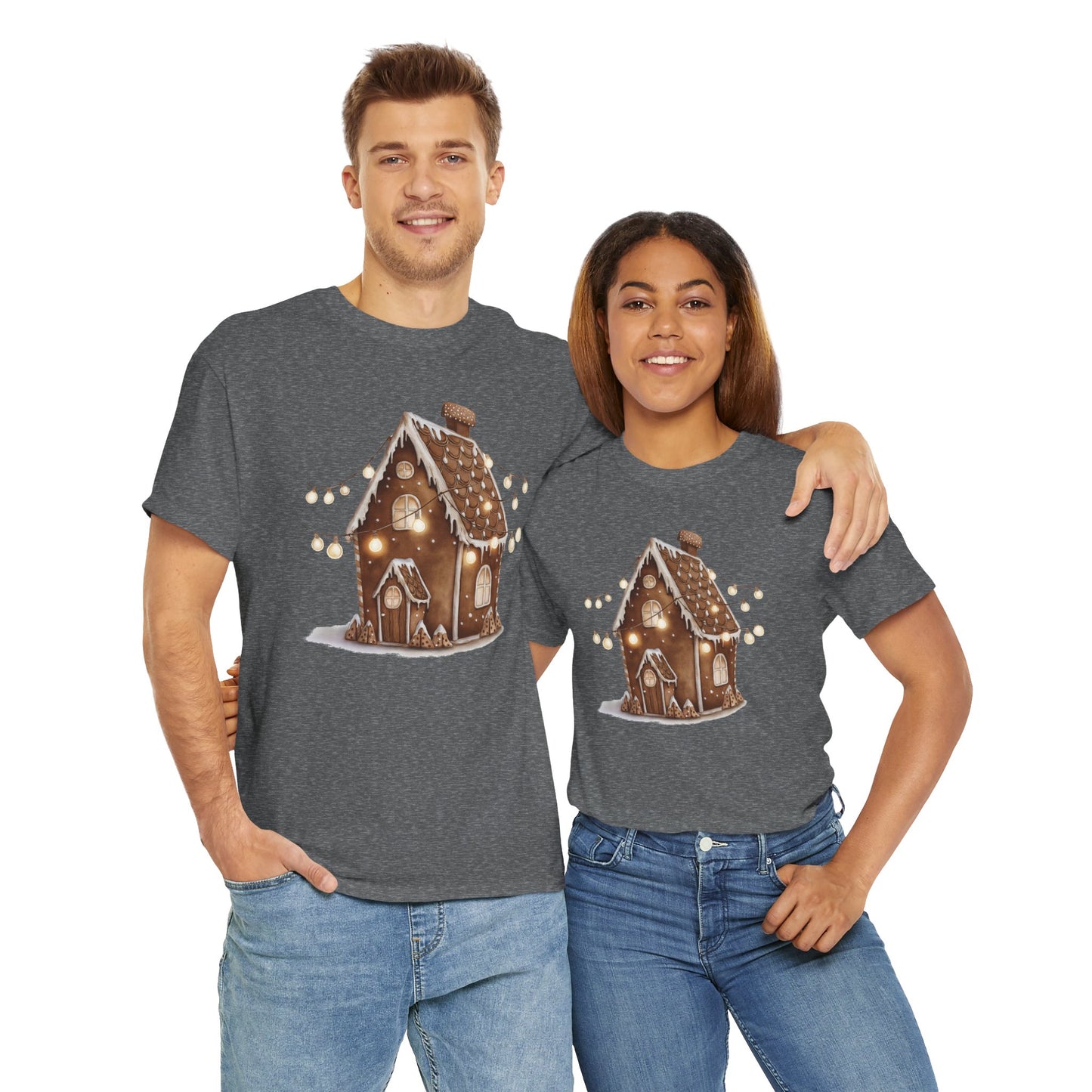 Festive Gingerbread House Tee | Unisex Heavy Cotton T-Shirt, Cozy Holiday Apparel, Christmas Gift, Winter Wonderland Clothing, Cute [...]