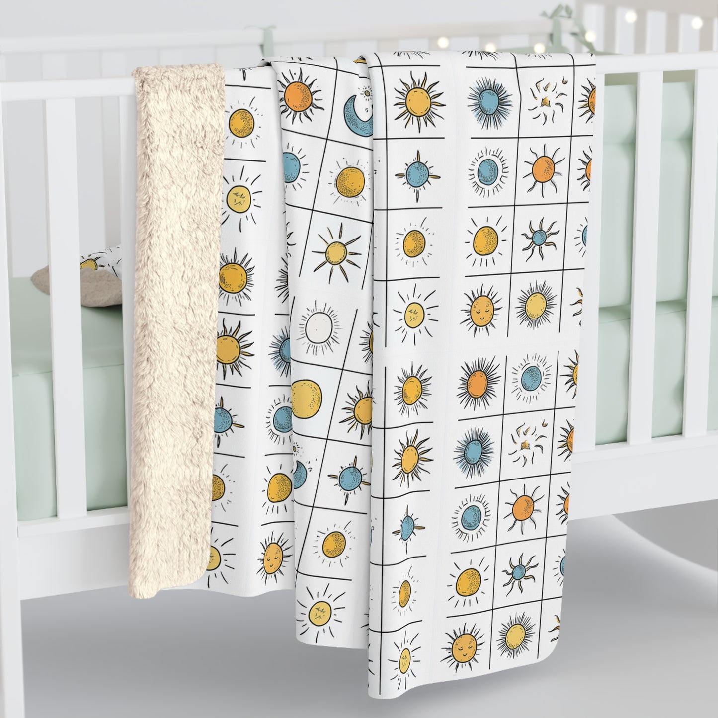 Sherpa Fleece Blanket - Gift for New Baby Astrology Lover