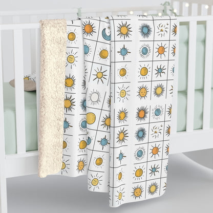 Sherpa Fleece Blanket - Gift for New Baby Astrology Lover