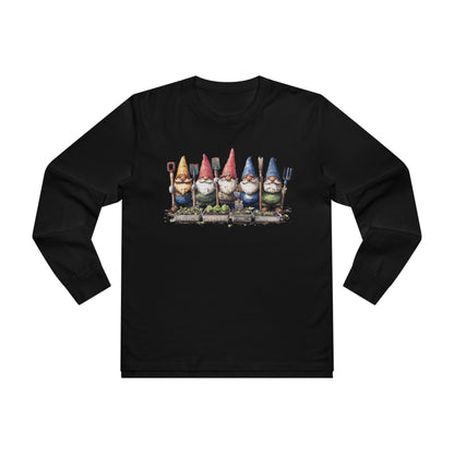 Garden Gnome Longsleeve Tee - Perfect for Garden Lovers, Gift for Nature Enthusiasts, Unique T-Shirt