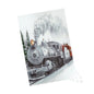 Holiday-Themed Train Puzzle, Family Game Night, Gift for Train Lovers, Winter Wonderland Decor, Educational Activity