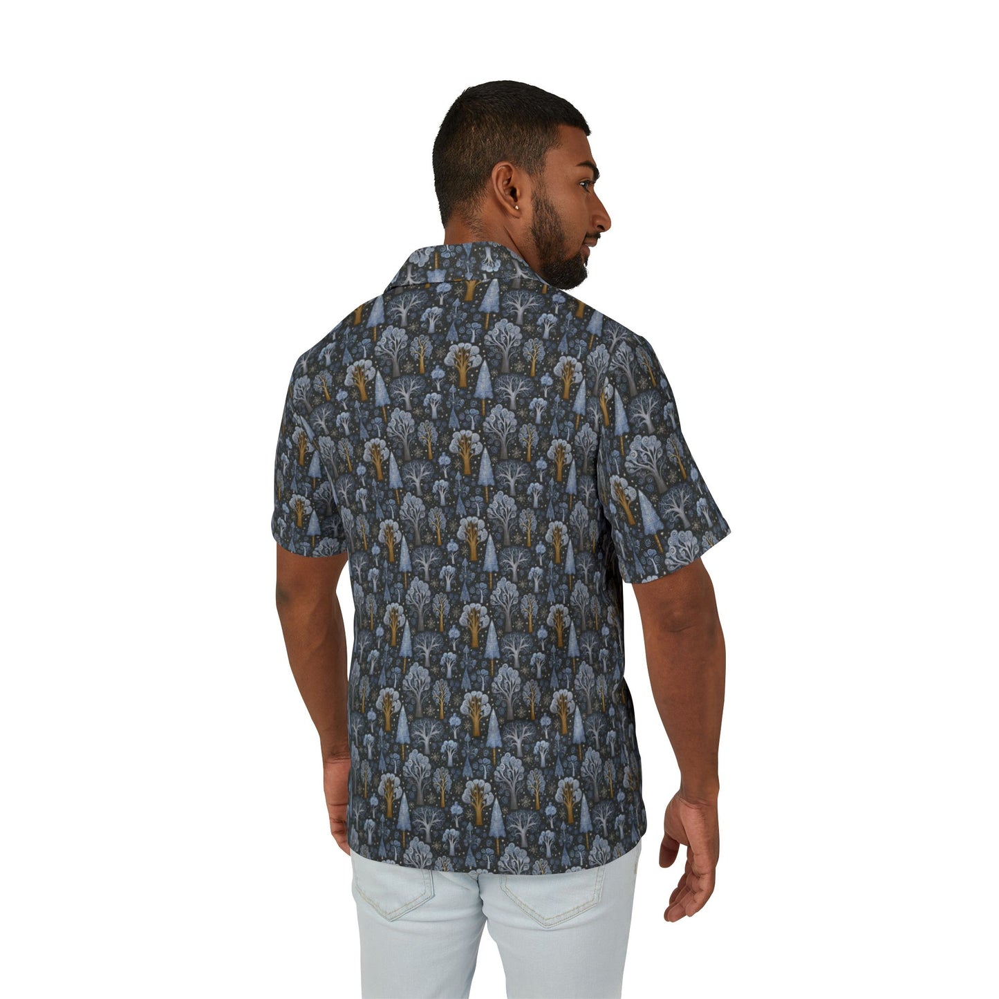 Men's Hawaiian Camp Shirt, Tropical Vibes, Casual Summer Wear, Beach Getaway, Vacation Essential, Gift for Him