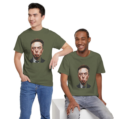 Funny Elon Musk Smirk Unisex Tee Shirt