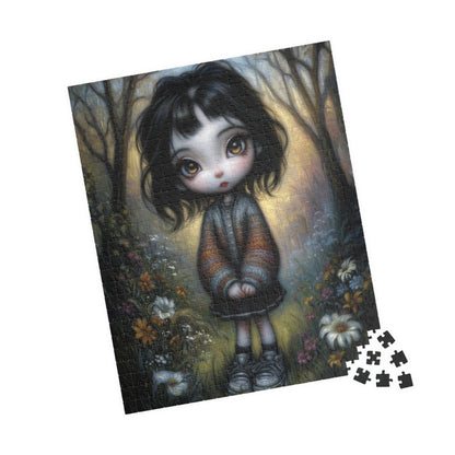 Enchanting Puzzle - Whimsical Girl in Nature - Perfect Gift for Kids, Families, Puzzle Lovers, Cozy Nights, Relaxation