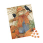 Friendly Fall Harvest Scarecrow Puzzle - 110 252 520 1014-piece Seasonal Jigsaw for Family Fun, Autumn Activity