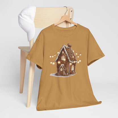 Festive Gingerbread House Tee | Unisex Heavy Cotton T-Shirt, Cozy Holiday Apparel, Christmas Gift, Winter Wonderland Clothing, Cute [...]