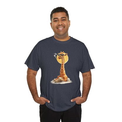 Cool Giraffe Graphic Tee, Unisex Funny Shirt, Casual Summer Top