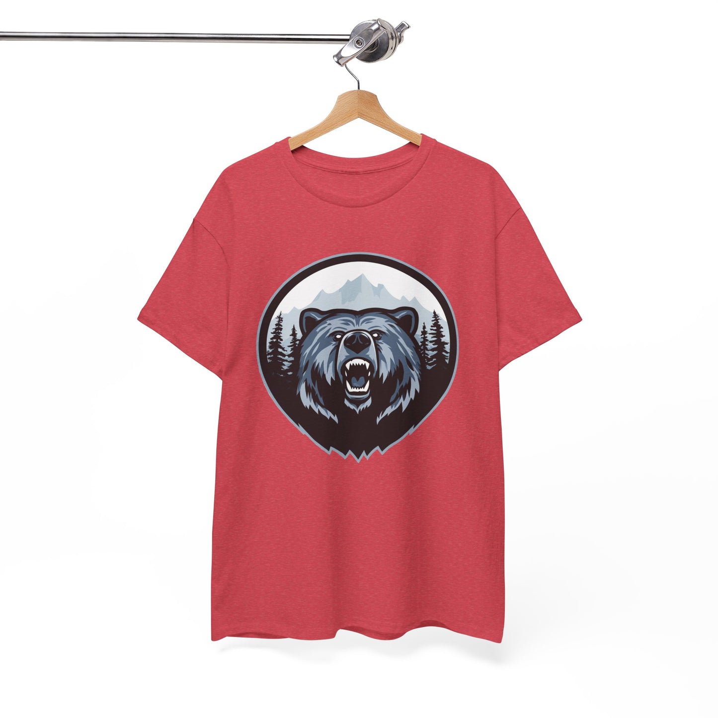 Majestic Bear Graphic Tee | Unisex Heavy Cotton Shirt, Animal Lover Gift, Outdoor Adventure Wear, Nature Lover Apparel, Birthday Gift, [...]
