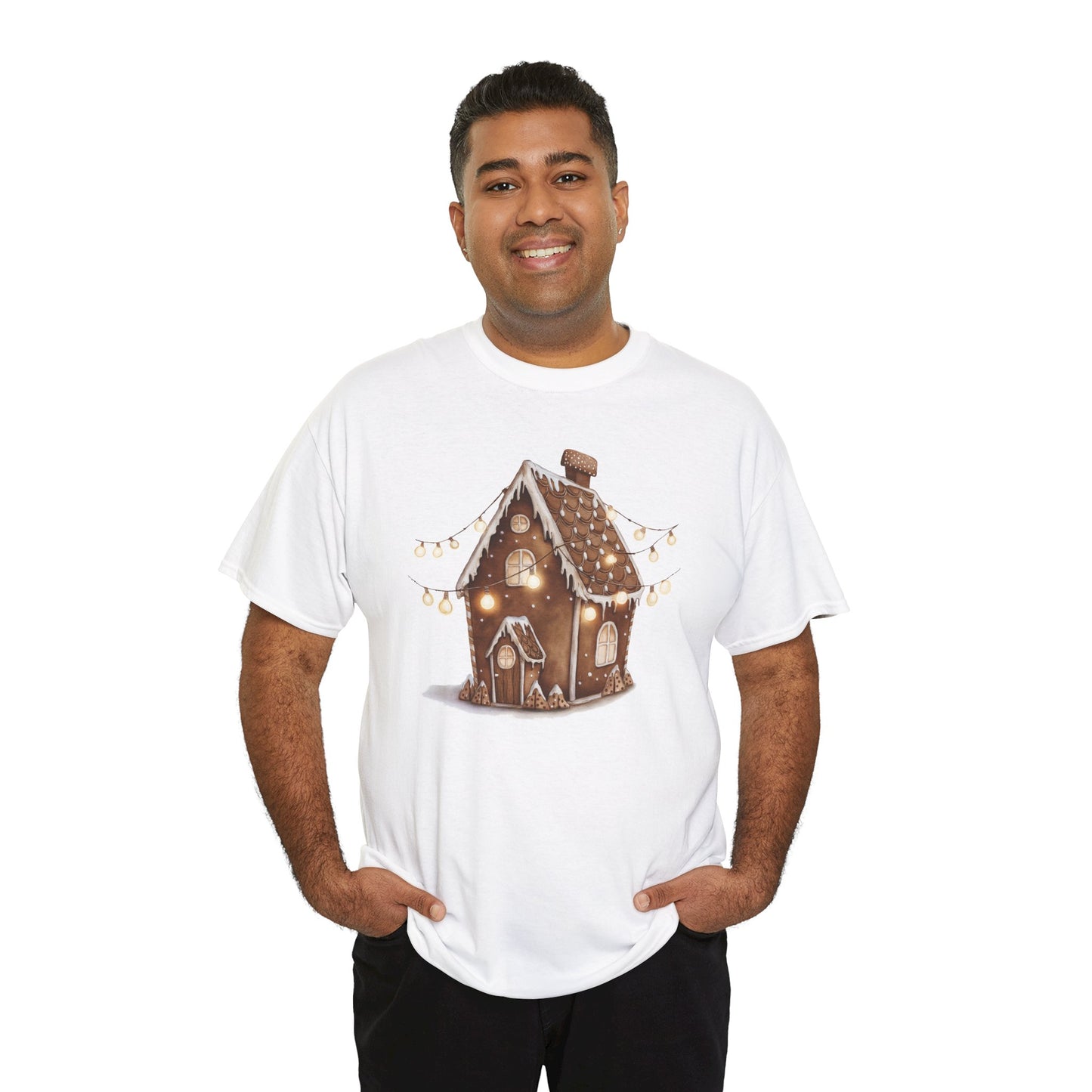 Festive Gingerbread House Tee | Unisex Heavy Cotton T-Shirt, Cozy Holiday Apparel, Christmas Gift, Winter Wonderland Clothing, Cute [...]