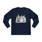 Cozy Santa Longsleeve Tee for Men, Perfect Holiday Gift, Winter Wear, Festive Apparel, Christmas Celebration