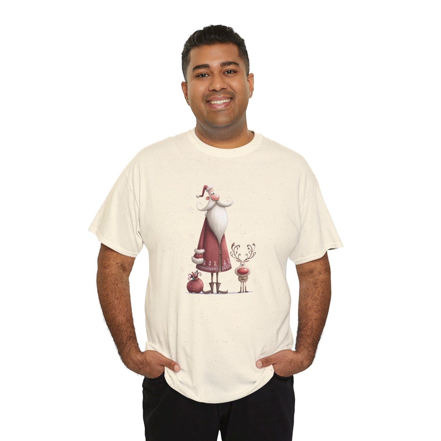 Christmas Cheer Unisex Heavy Cotton Tee, Holiday Gift