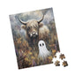 Halloween Highland Ghost Puzzle - 110/252/520/1014 Piece Jigsaw, Halloween Decor