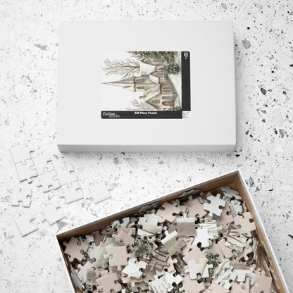 Winter Wonderland Puzzle, Cozy Family Activity, Holiday Home Decor, 110-1014 Pieces, Christmas Gift Idea, Relaxing Puzzle Fun