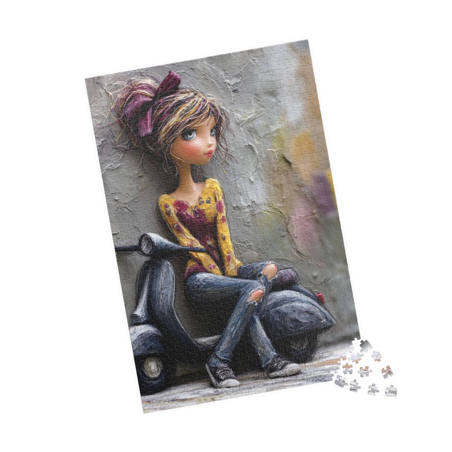 Artistic Girl Puzzle, 110, 252, 520, 1014-piece, Fun Family Activity, Gift for Art Lovers